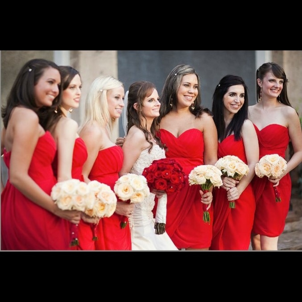 Strapless formal dress